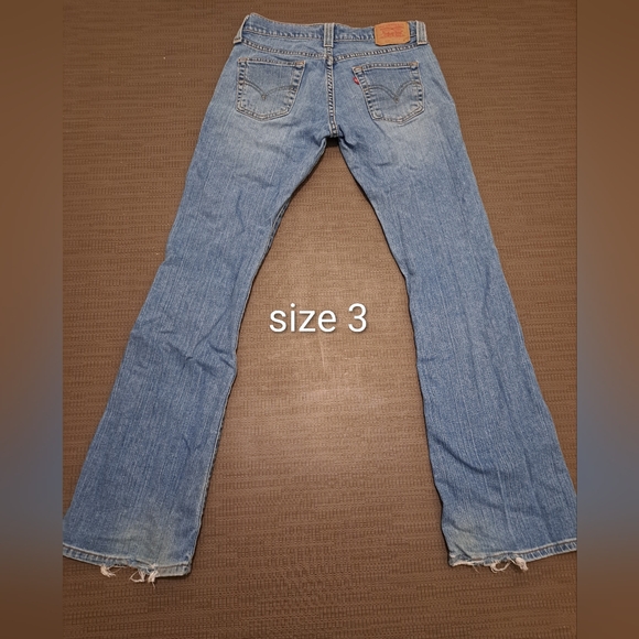 Women's Levi's Blue Jeans Size 3 - Picture 3 of 3